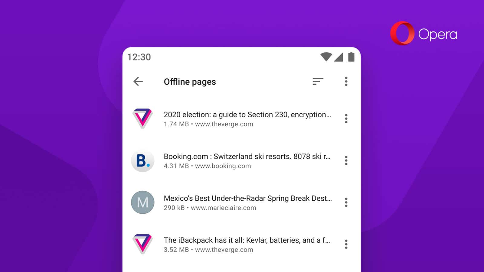 offline pages pro android