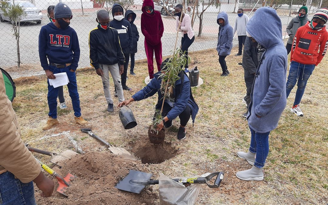 Konica Minolta tree planting comes to East Rand school for Arbor Month