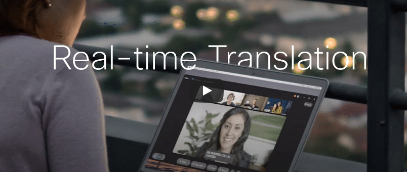 Cisco, Cisco Webex, video conferencing, real-time translation