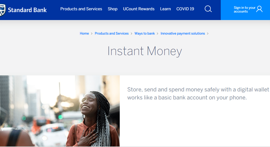 Standard Bank, instant money transfer