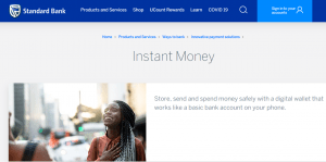 Standard Bank, instant money transfer