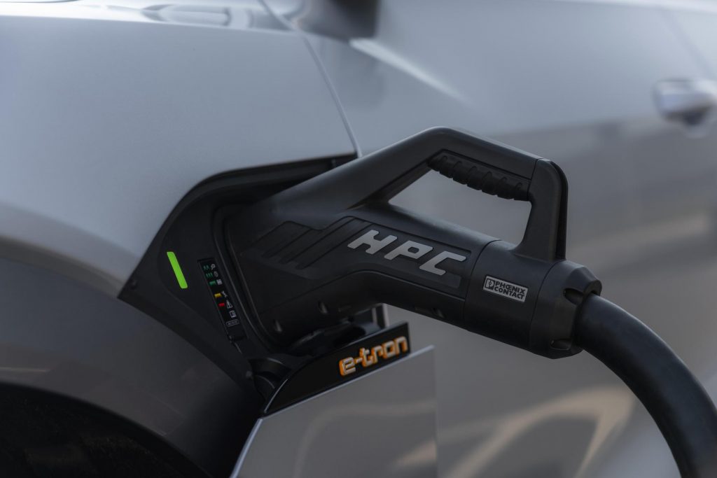 Audi, Audi e-tron, EV charging network, EV, electric vehicle, electric car, green news, eco news, GridCars