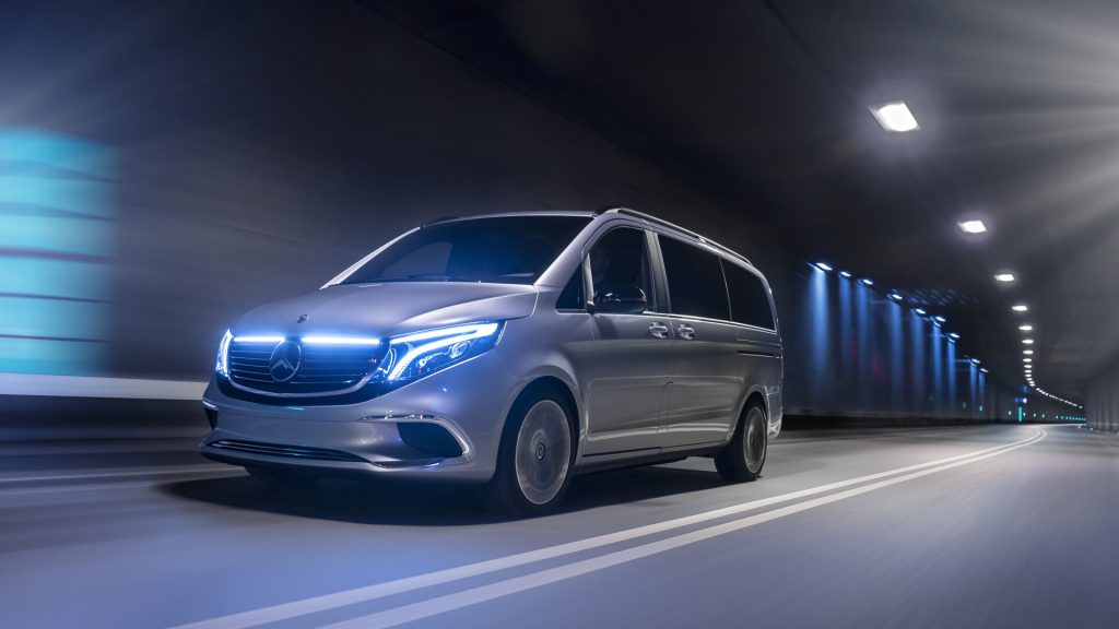 Mercedes, Mercedes-Benz, panel van, van, electric vehicle,