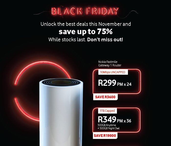 Vodacom, Black Friday, specials, deals,