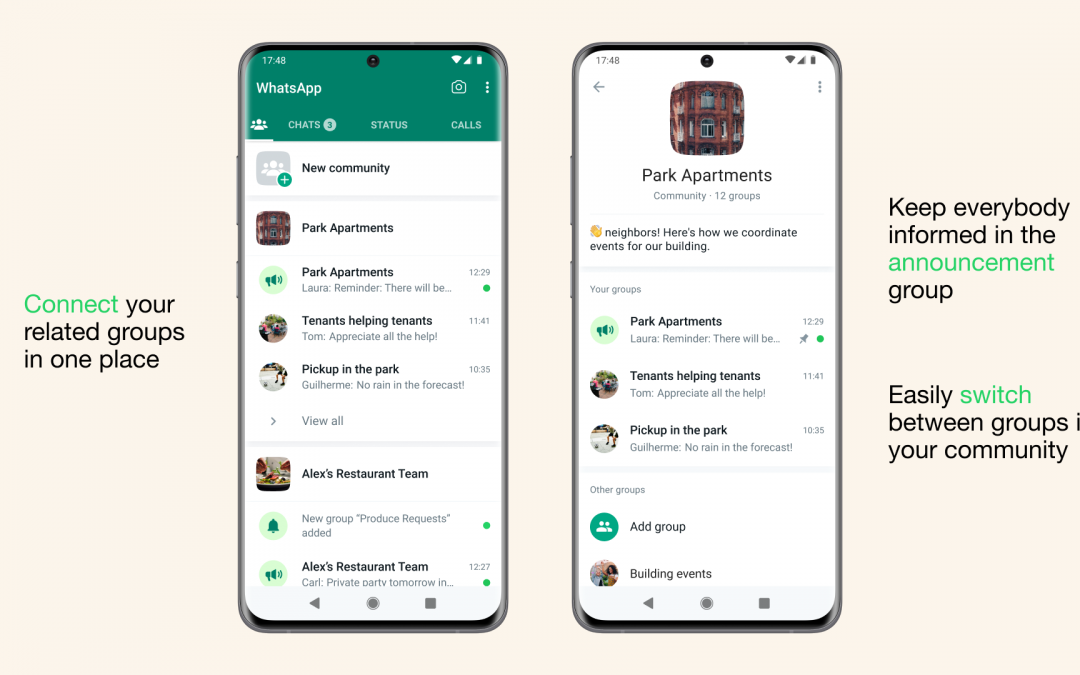 WhatsApp Communities Now Available