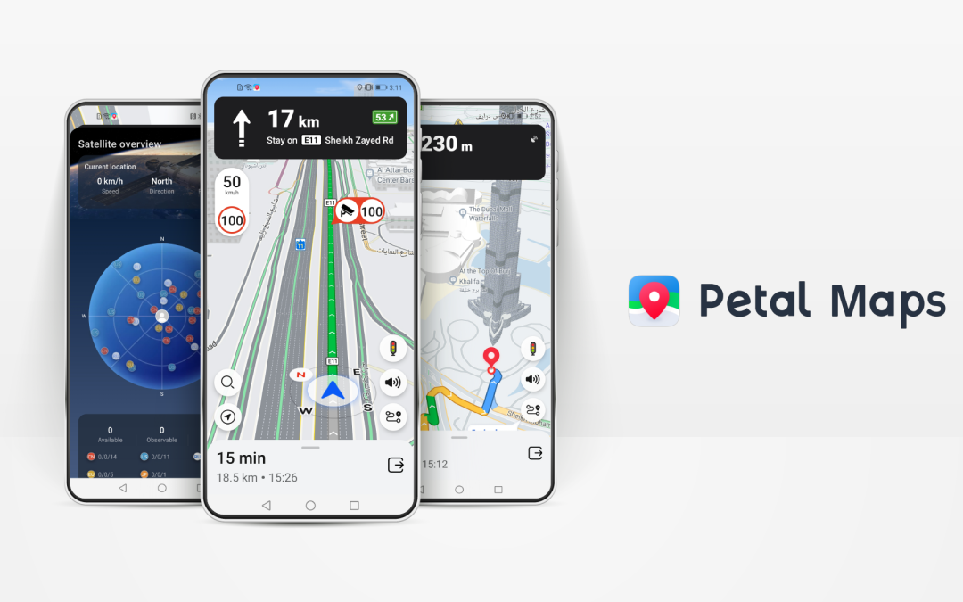 Petal Maps, HUAWEI, Huawei, navigation, turn-by-turn, voice-guided, smartphone app, mobile app, tablet app, application, app, HUAWEI Petal Maps,