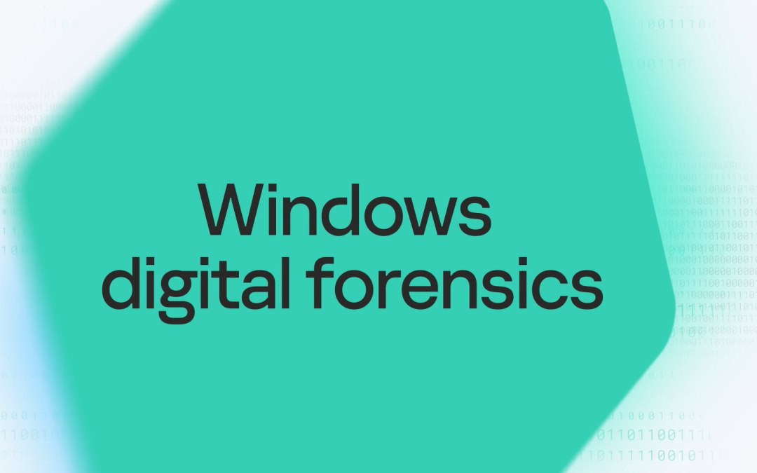 Kaspersky, Kapsersky Lab, Windows Digital Forensics, online trailing, cybersecurity, cyber skills,