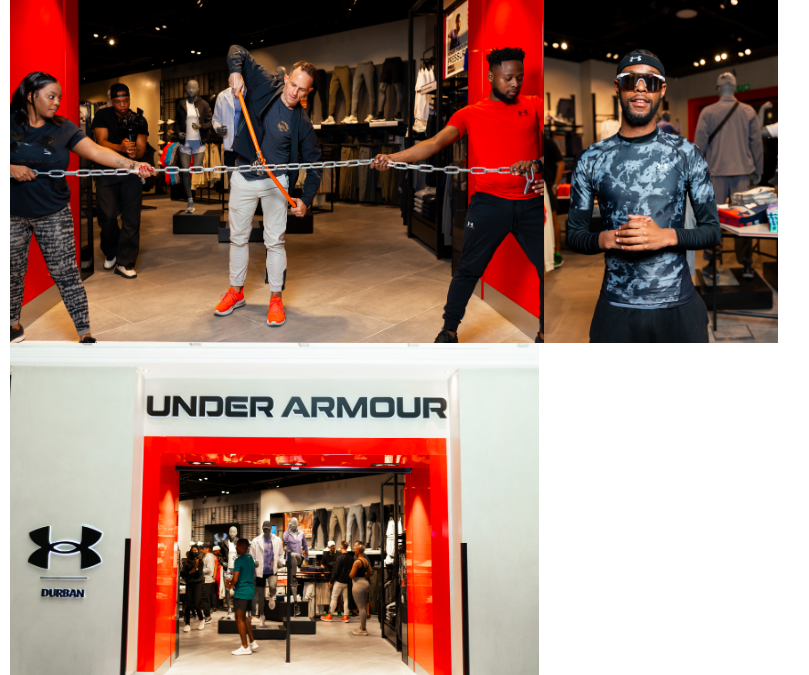 Under Armour, Brand House, Durban, Pavillion Mall, Westville, athleisure wear