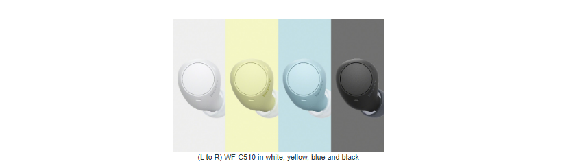 Comfort and Quality in Your Pocket – Sony Adds WF-C510 to its Truly Wireless Earbud Range