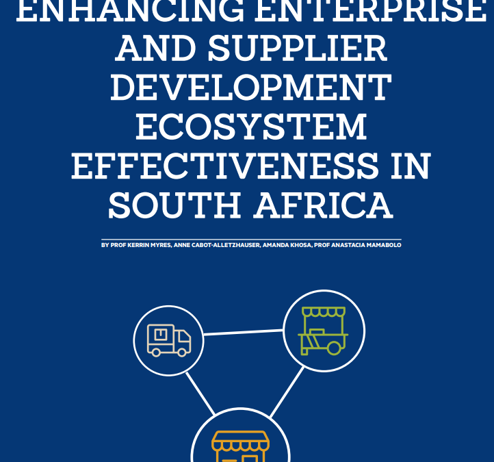 LAUNCH OF WHITE PAPER TO ASSESS EFFECTIVENESS OF ESD IN SOUTH AFRICA